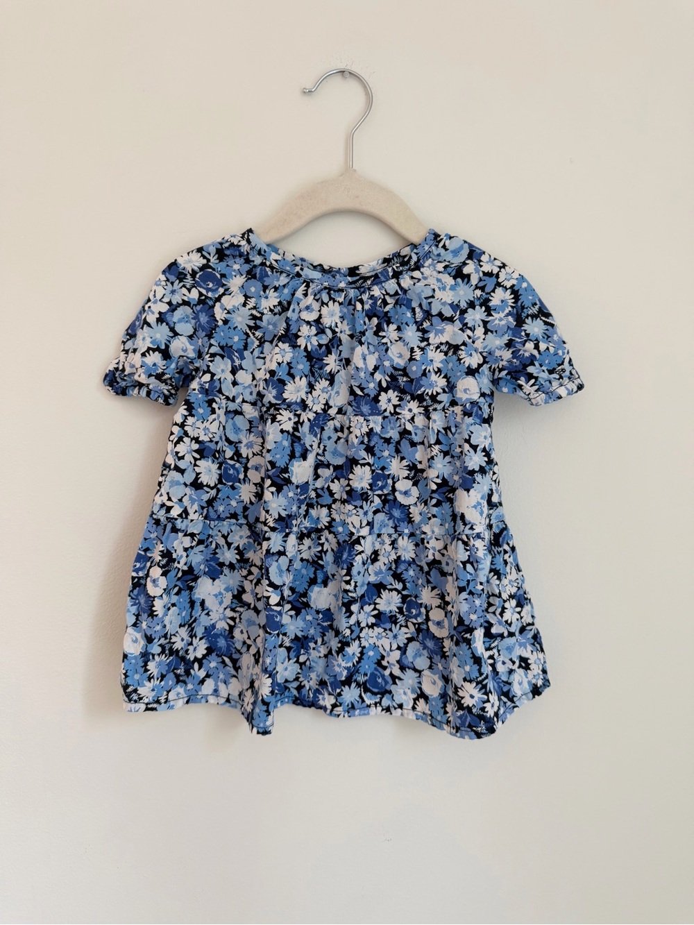 babyGap Blue Floral Dress (Size 6-12m)